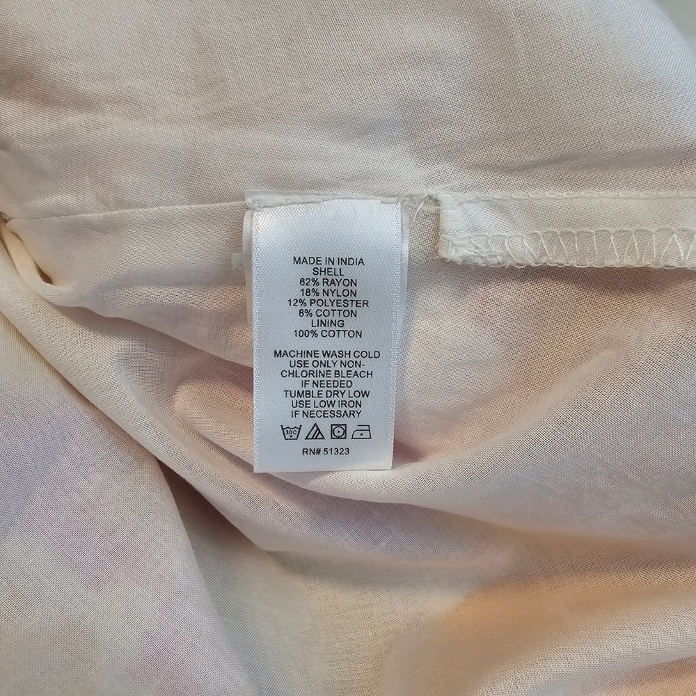 CeCe 2X Spring Breakers Radiant Yellow Floral Midi Skirt Lined Pockets NWT 1078 - Picture 5 of 9